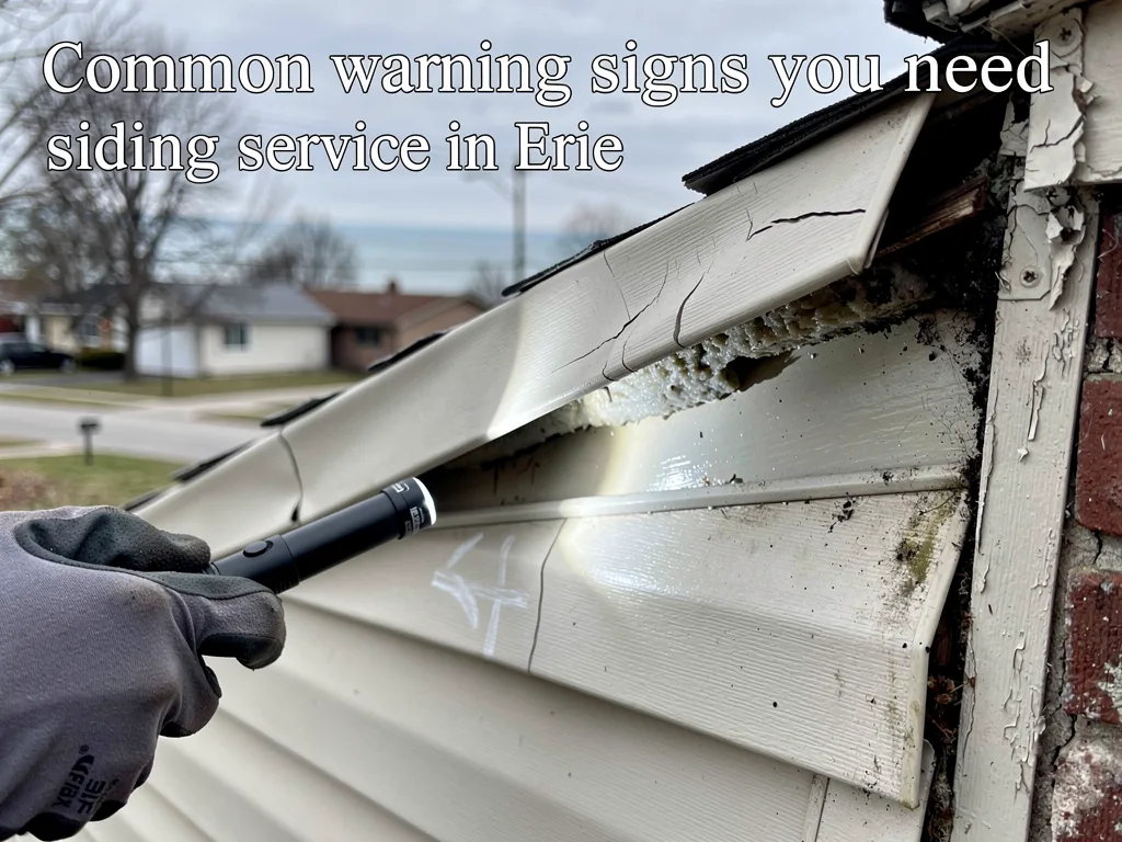 Common warning signs you need siding service in Erie